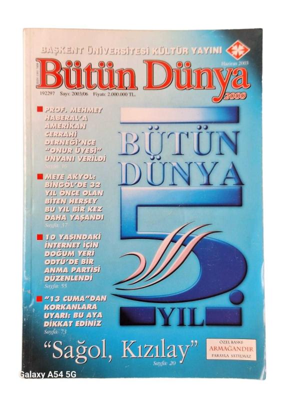 BÜTÜN DÜNYA / HAZİRAN 2003